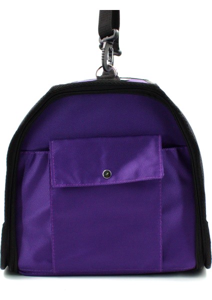 Mesh Bag Kedi Köpek Taşıma Çantası Lila 28X45X28 cm fırsatları