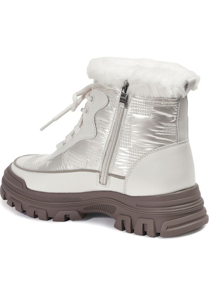 Krem Casual Tekstil Kadın Bot modelleri