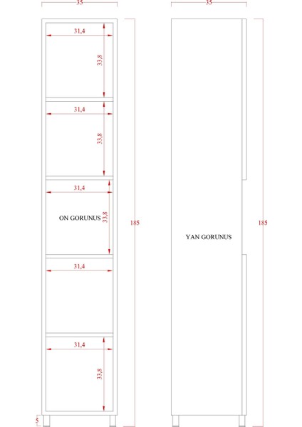 Banyo Mutfak Çok Amaçlı Raflı Dolap indirimleri