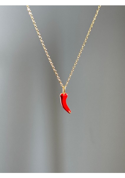 Çelik Kadın Biber Kolye