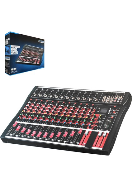 Nwork Synx-12 Deck Mixer 12 Kanal Bluetooth USB