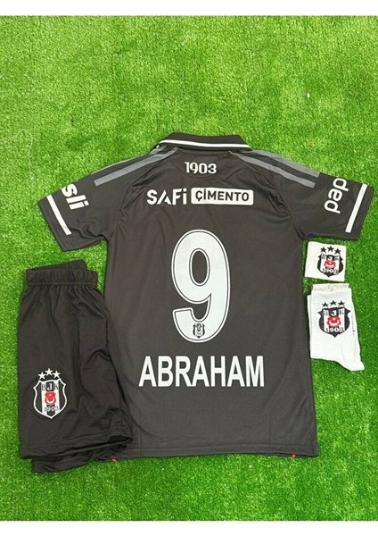 Beşiktâş' 2026 Tammy Abraham Yeni Sezon Alternatif Yakalı Siyah Çocuk Forması 4'lü Set fiyatları