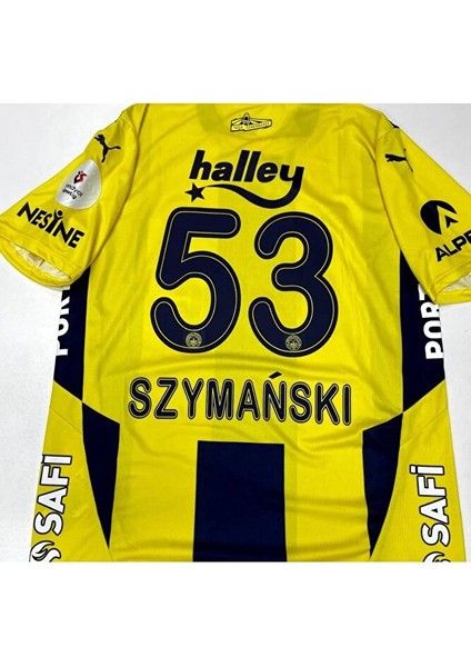 2024/25 Fb/fenerbãhçe Szymański Iç Saha Çubuklu Forması Spor T-Shirt