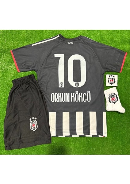 Beşiktâş' 2026 Tammy Abraham Yeni Sezon Deplasman Beyaz Çocuk Forması 4'lü Set fırsatları