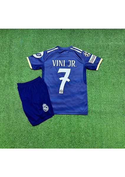 Real Madrid 2025/26 Yeni Sezon Şampiyonlar Ligi Vini Jr Alternatif Çocuk Forması