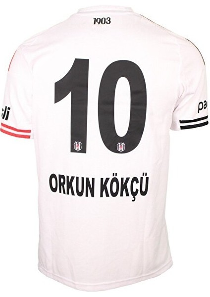 Beşiktâş' 2026 Orkun Kökçü Yeni Sezon Deplasman Beyaz Yetişkin Forması