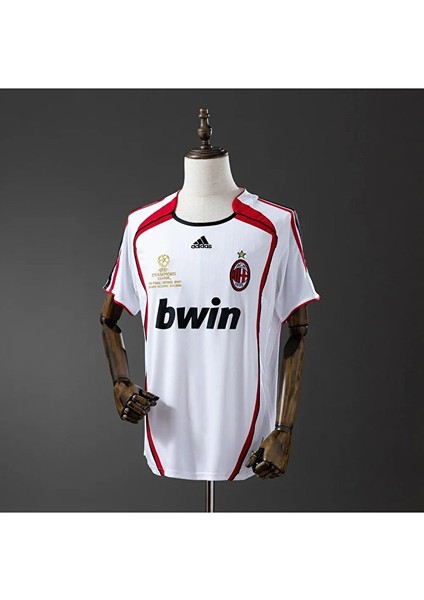 Ac Milan 06/07 Deplasman Beyaz Retro Kısa Kollu Forma