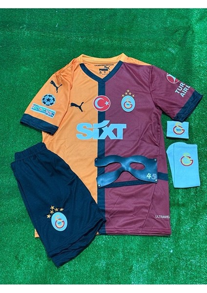 Galatâsarây. 2024/25 O.'s'i'm'h'e'n Iç Saha Parçalı Yeni Sezon Çocuk Forması 5'li Set fiyatları