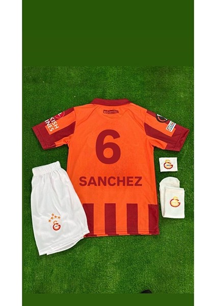 2026 Galatâsarây./davinson Sanchez 100.YIL Yeni Sezon 5 Yıldızlı Çocuk Forması 4'lü Set