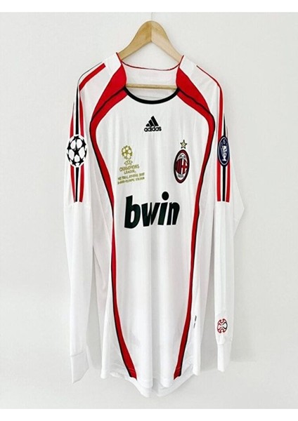 Ac.milan 2007 Efsane Nostalji Deplasman Beyaz Yetişkin Uzun Kollu Forması