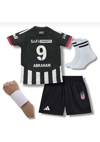 2026 Beşiktâş' Abraham Yeni Sezon Iç Saha Parçalı Çocuk Forması 4'lü Set