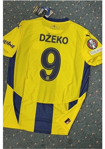 2024/25 Fb/fenerbãhçe Edin Džeko Iç Saha Çubuklu Forması Spor T-Shirt