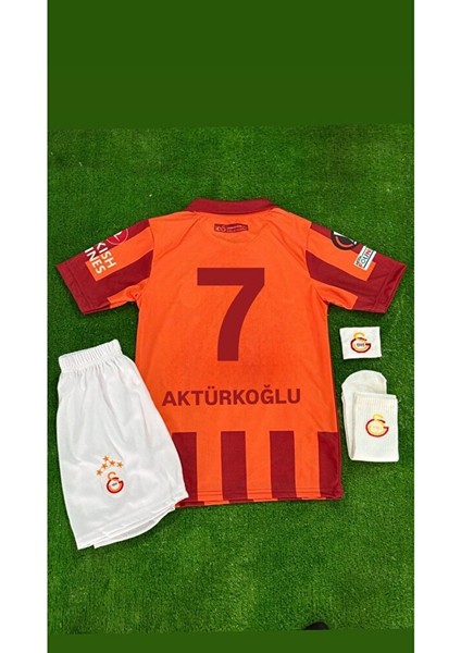 2026 Galatâsarây./ Kerem Aktürkoğlu 100.YIL Yeni Sezon 5 Yıldızlı Çocuk Forması 4'lü Set