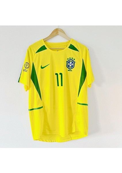 Brezilya Ronaldinho Milli Takımı 2002 Dünya Kupası Isimsiz Nostalji Forması fiyatları