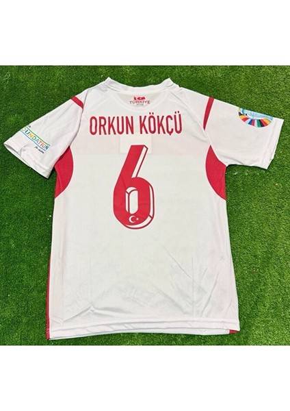 Türkiye 2026 Orkun Kökçü Deplasman Beyaz Milli Takım Yetişkin Forması
