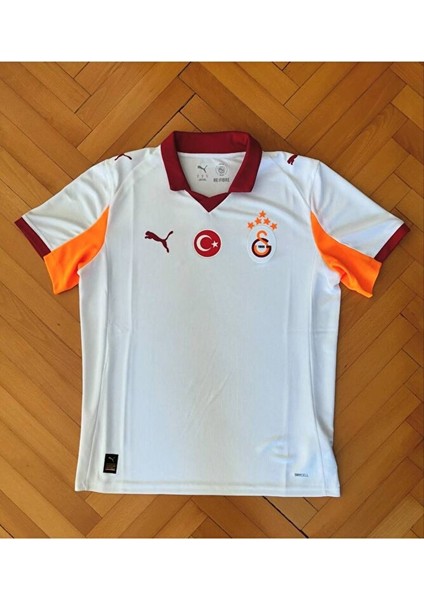 Galatâsarây. 2026 Deplasman Beyaz Yetişkin Forması 5 Yıldızlı