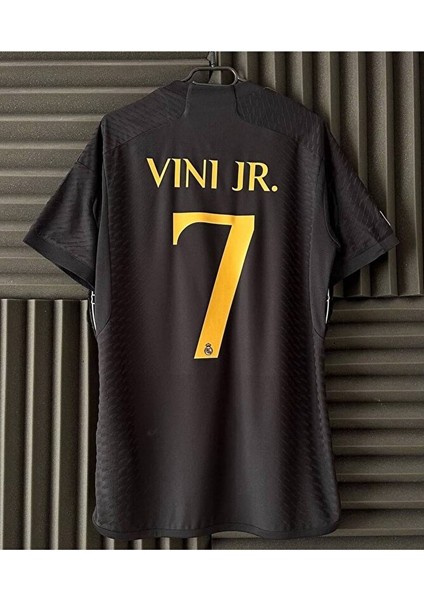 Real Madrid 2023/24 Kylian Vini Jr Alternatif Siyah Forma