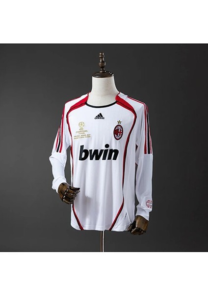 Ac Milan 06/07 Deplasman Beyaz Retro Uzun Kollu Forma