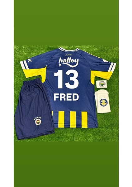 Fenérbãhçe 2026 Fred Iç Saha Parçalı Yeni Sezon Çocuk Forması 4'lü Set