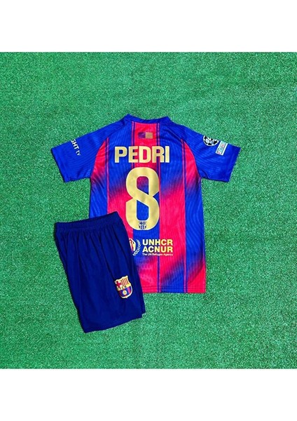 Barcelona 2025/26 Yeni Sezon Pedri Iç Saha Çocuk Forması