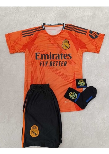 R.e.a.l.m.a.d.r.i.d Jude Bellingham 2024/25 Yeni Sezon Deplasman Çocuk Forması 4'lü Set (Syh-Armalı) fiyatları