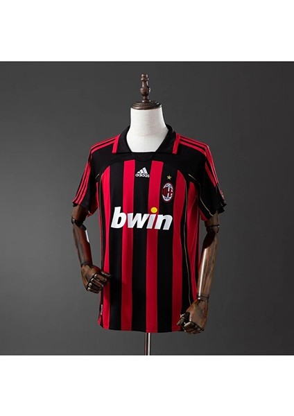 Ac Milan 06/07 Iç Saha Kırmızı Retro Kısa Kollu Forma