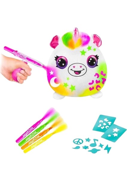 Bfs Airbrush Peluş Neon Boyama Seti