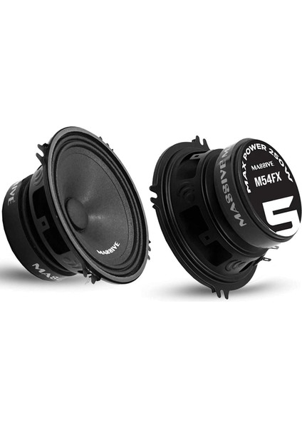 Massıve MS-M54FX Oto Midrange 13CM 200 Watt (100 Rms) Kapaklı 2 Adet