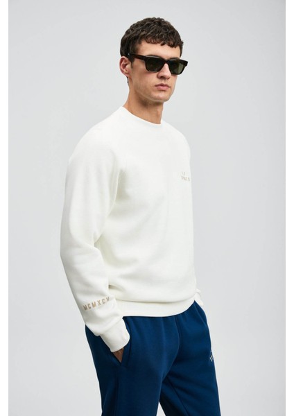 Kırık Beyaz Erkek Sweatshirt 112030186 indirimleri