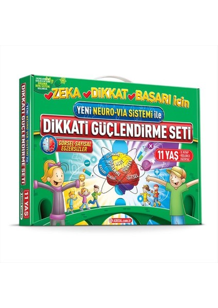 Dikkati Güçlendirme Seti - 5. Sınıf – 11 Yaş-Neuro-Via