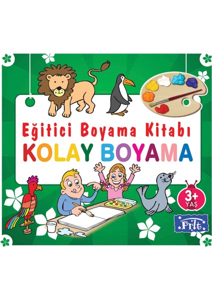 Eğitici Boyama Kitabı - Kolay Boyama