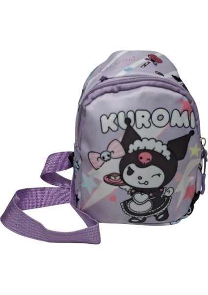 Kız Çocuk Kuromi Model Lila Renk Kuromi Figürlü Sırt Çantası fırsatları