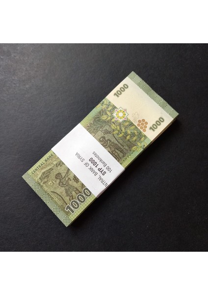 Escoines 3996368F576F03D240 Suriye 1000 Pound Çil 100ADET 1 Deste fırsatları