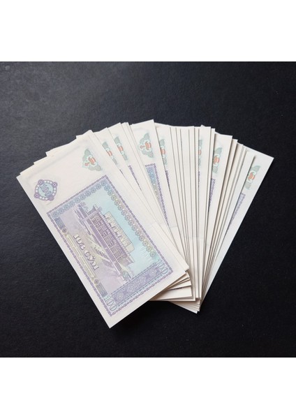 Escoines 3996368F80274C4333 1994 Özbekistan 100 Som Çil 100ADET 1 Deste modelleri