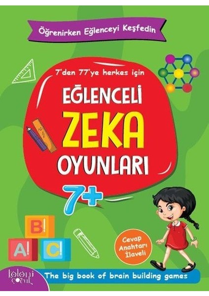 Eğlenceli Zeka Oyunları - Yeşil Kitap - Öğrenirken Eğlenceyi Keşfedin