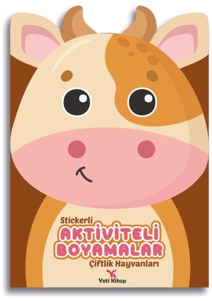 Stickerli Aktivite ve Boyamalar Çiftlik Hayvanları