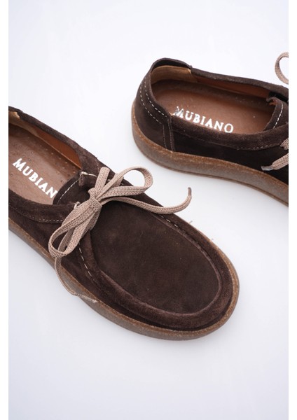 Kadın Hakiki Süet Loafer Comfort Tabanlı Günlük Ayakkabı Kahve Misley modelleri