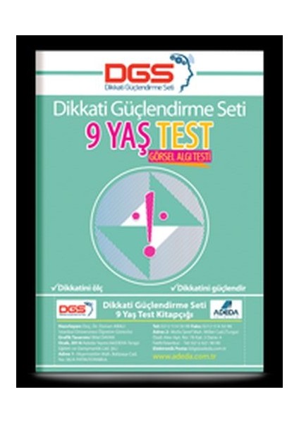 Dikkati Güçlendirme Seti 9 Yaş Test