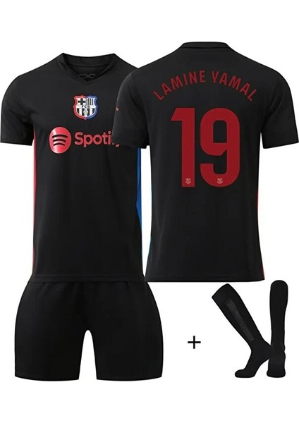 Lamine Yamal Barcelona 24/25 Yeni Sezon Çocuk Futbol Forması Özel Futbol Forması Kumaşı fiyatları
