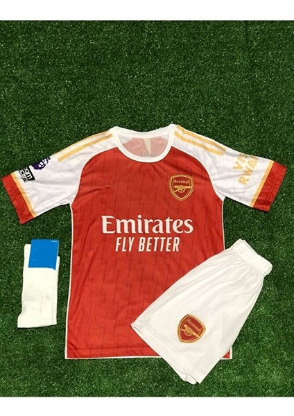 Arsenal 2023-24 Yeni Sezonu Bukayo Saka Iç Saha Çocuk Forması 3'lü Set fiyatları
