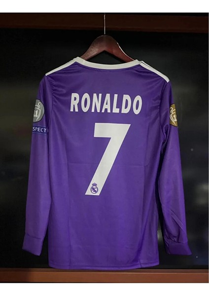 R.madrid Mor C.ronaldo Retro Futbol Forması, Özel Tasarım Nefes Alan Polyester Halısaha Forması modelleri