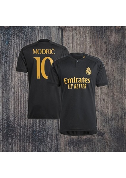Real Madrıd 2024/25 Yenı Sezon Siyah Modrıc Yetişkin Forması