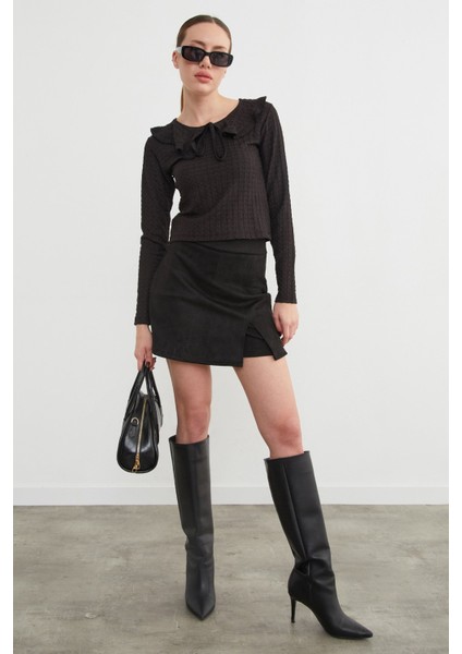 Bebe Yaka Bürümcük Kumaş Bluz fiyatları