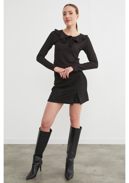 Bebe Yaka Bürümcük Kumaş Bluz indirimleri