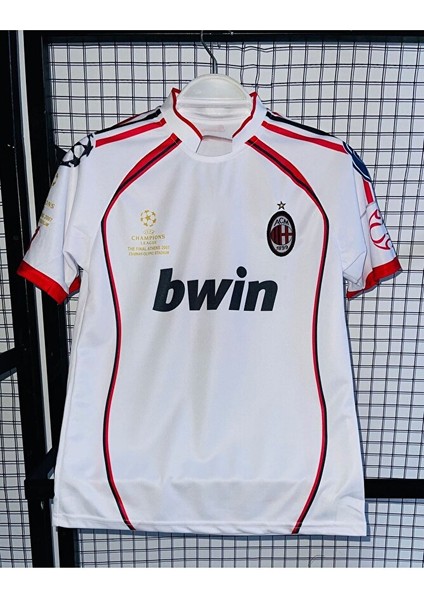 Milan Maldini Beyaz Kısa Kol Retro Forma 8 fırsatları