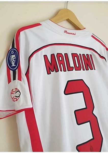 Milan Maldini Beyaz Kısa Kol Retro Forma 8 indirimleri