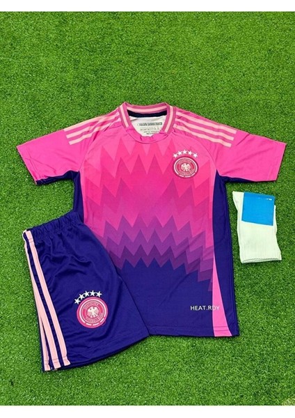 Almanya Milli Takımı Musıala Yeni Sezon Deplasman Pembe Çocuk Forması 4lü Set fiyatları