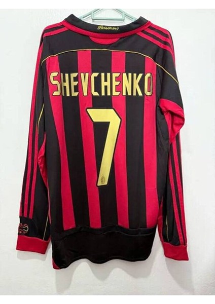Ac Mılan 2006/07 Uzun Kol Kırmızı [ Shevchenko ] Yetişkin Forması