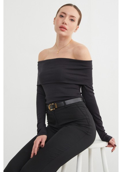 Basic Madonna Yaka Modal Bluz modelleri