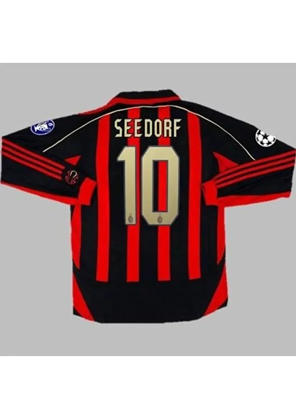 Ac Mılan 2006/07 Uzun Kol Kırmızı [ Seedorf ] Yetişkin Forması